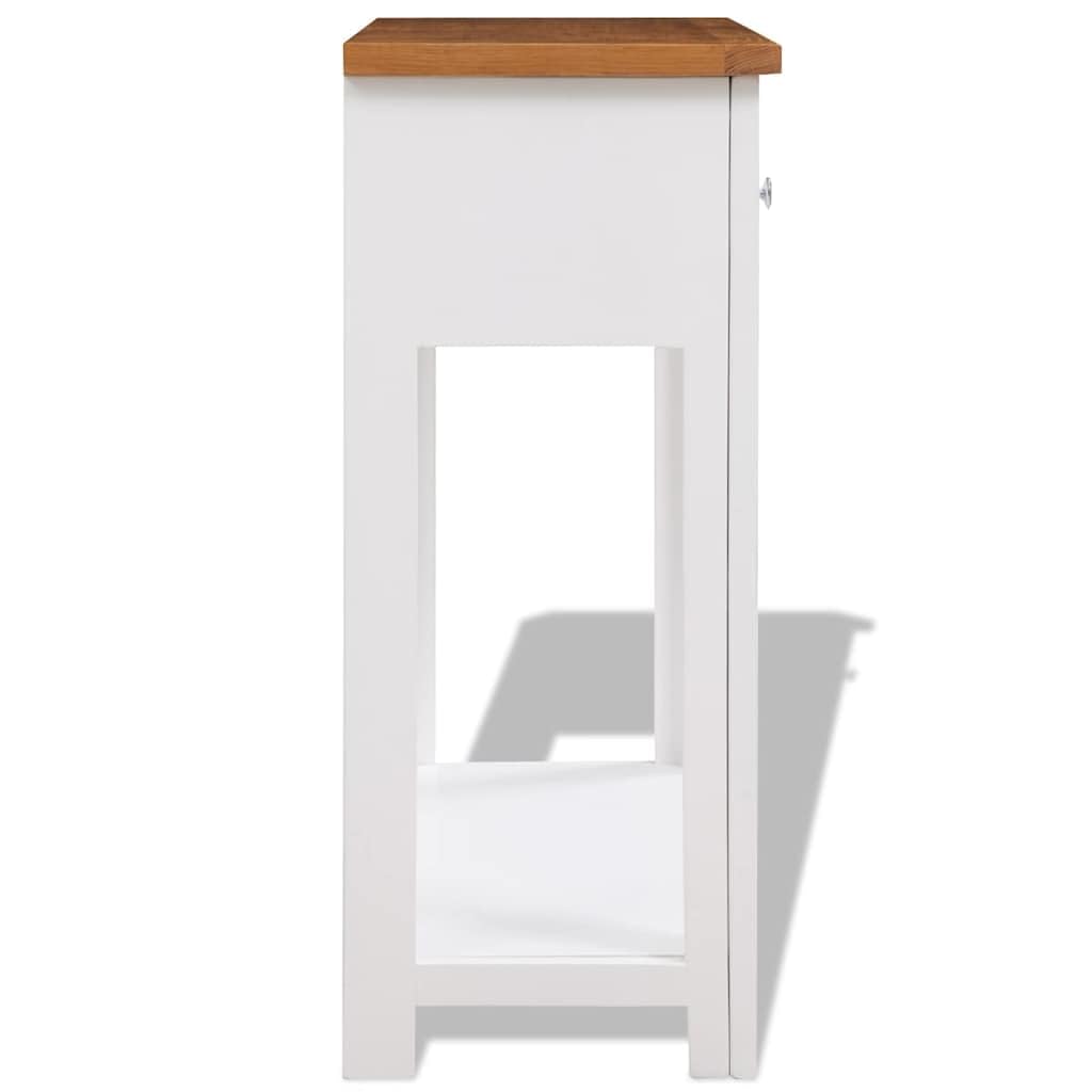 Solid Oak Wood Console Table P292828