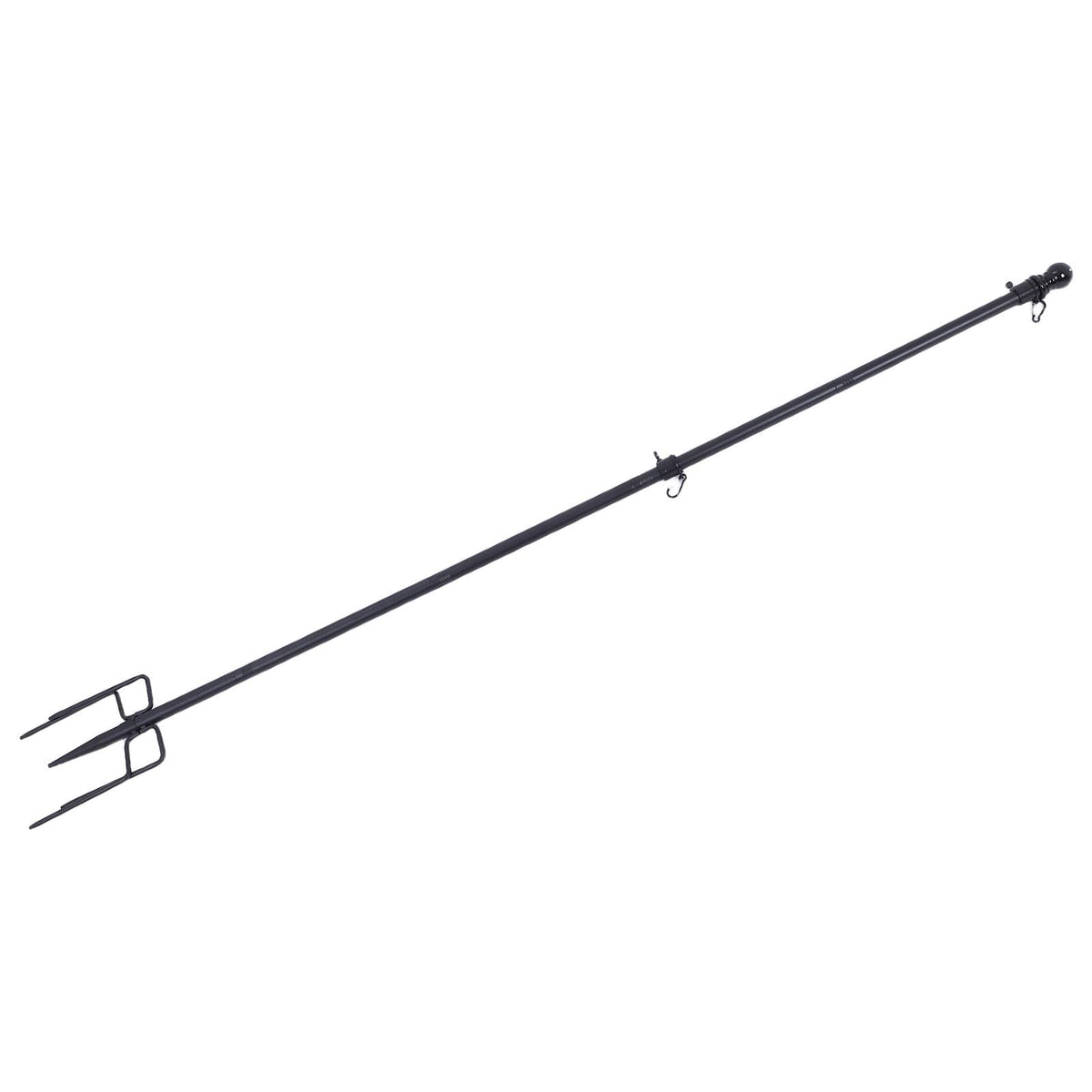 Heavy Duty in Ground Flag Pole Holder with 5 Prongs Base R1025