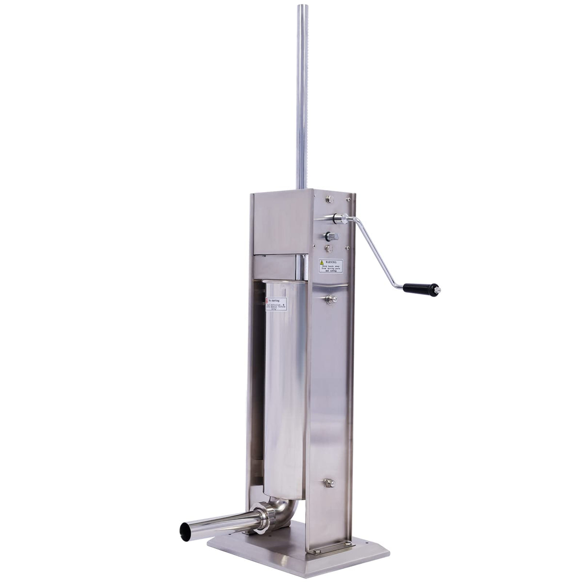Stainless Steel Sausage Stuffer 15LB 7L with 4 Nozzles W925