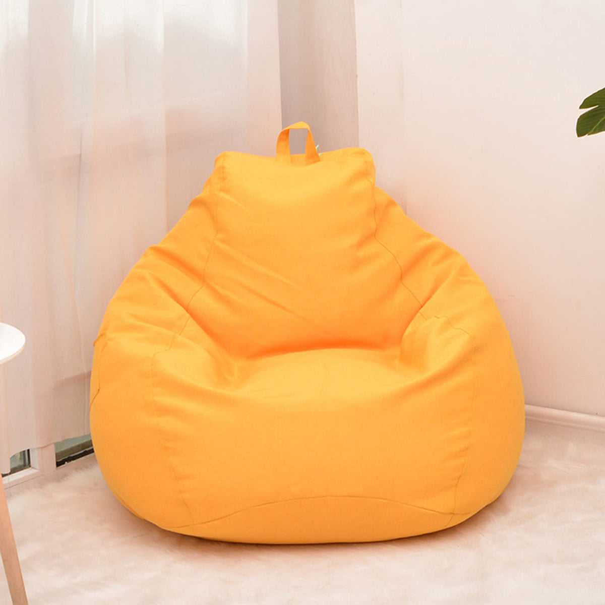 Cotton Linen Bean Bag Chair Cover 90x110cm C563