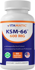 Ashwagandha Root Extract 600mg 60 Veggie Caps Z2223