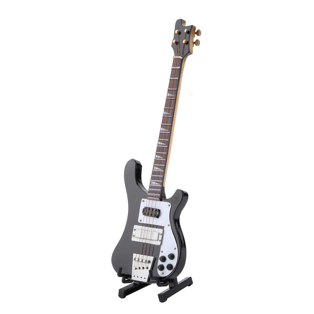 Mini Bass Guitar Replica with Stand C818
