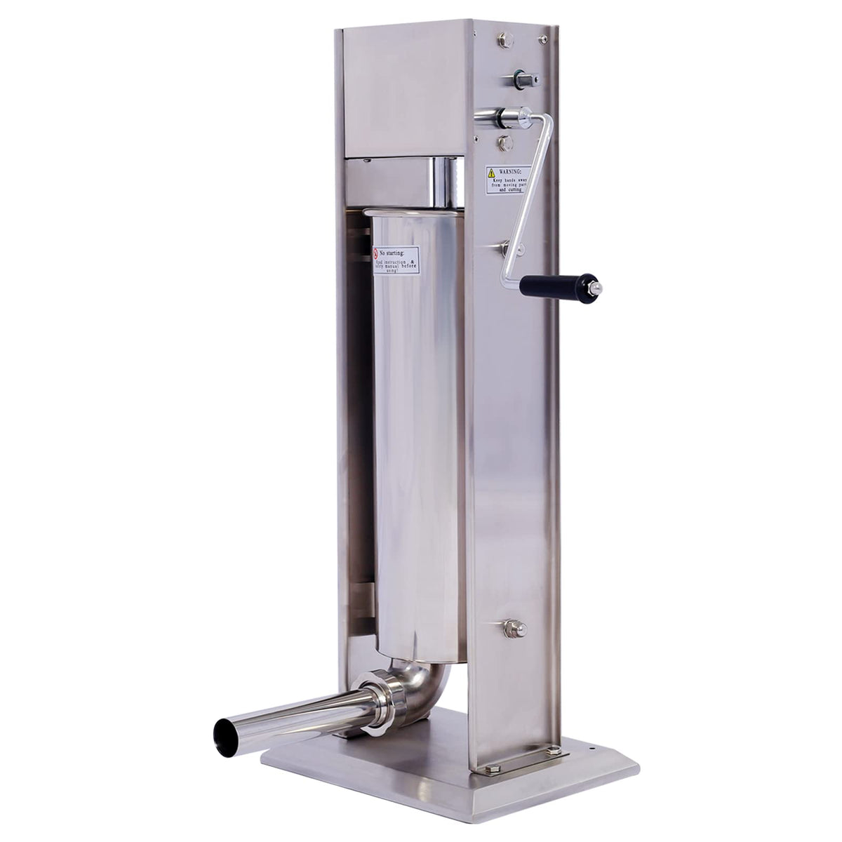 Stainless Steel Sausage Stuffer 15LB 7L with 4 Nozzles W925