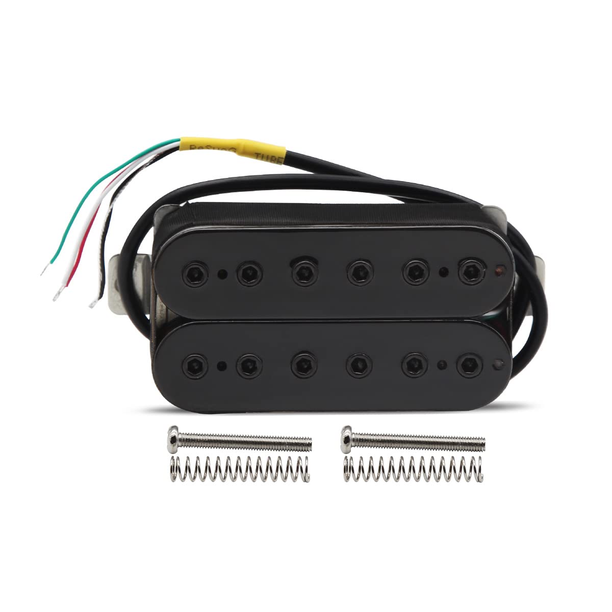 Alnico 5 Electric Guitar Humbucker Pickup Set Black P597259