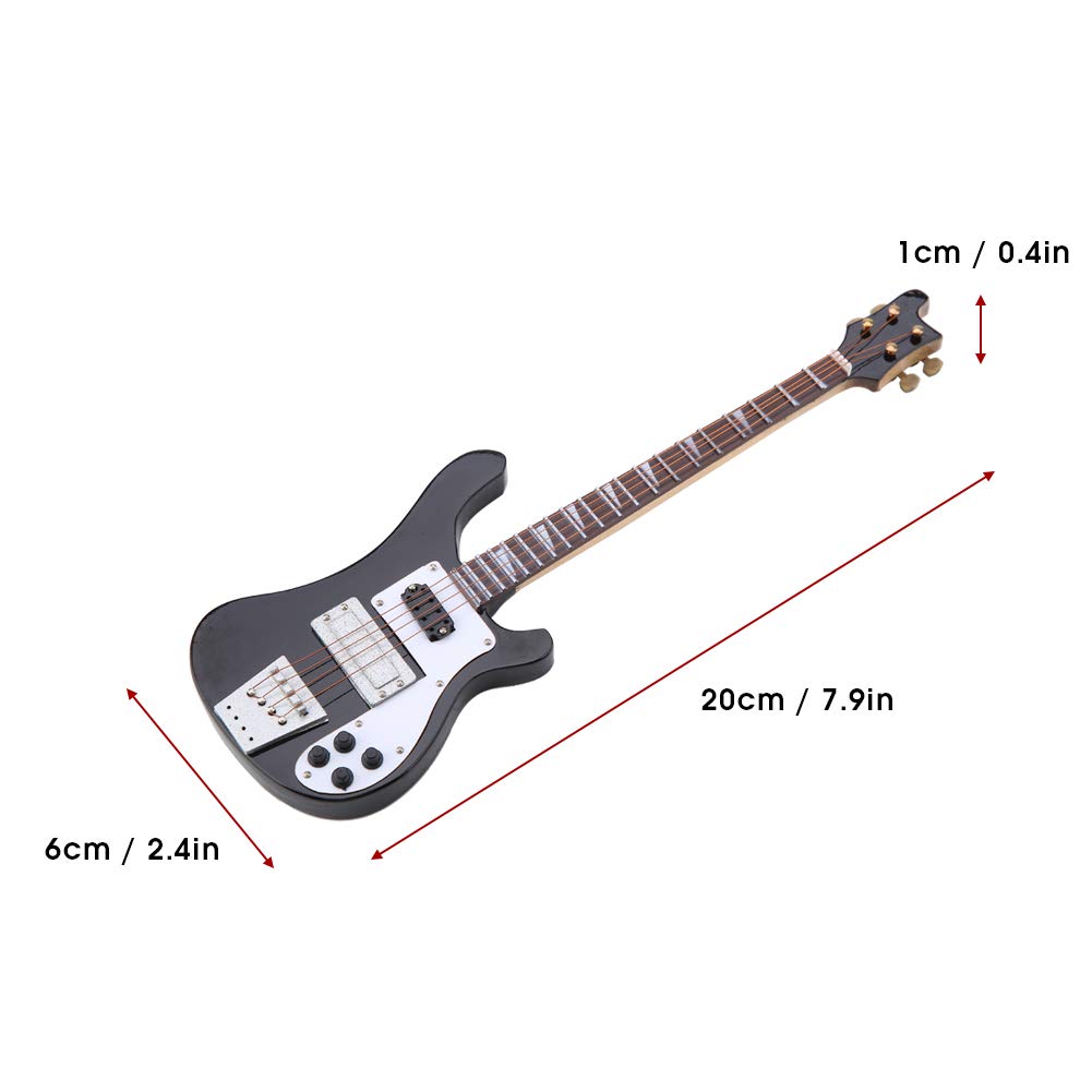 Mini Bass Guitar Replica with Stand C818