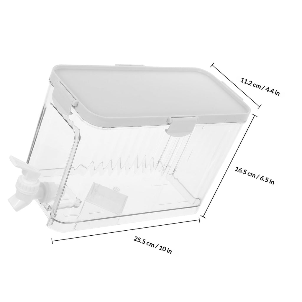 Refrigerator Water Jug with Faucet Large Capacity Beverage Dispenser U9238