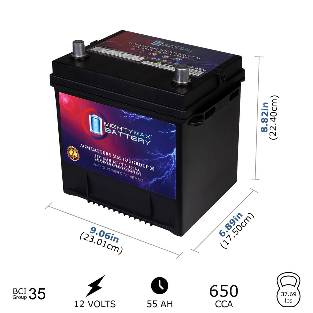 12V 55Ah AGM Replacement Battery E686780