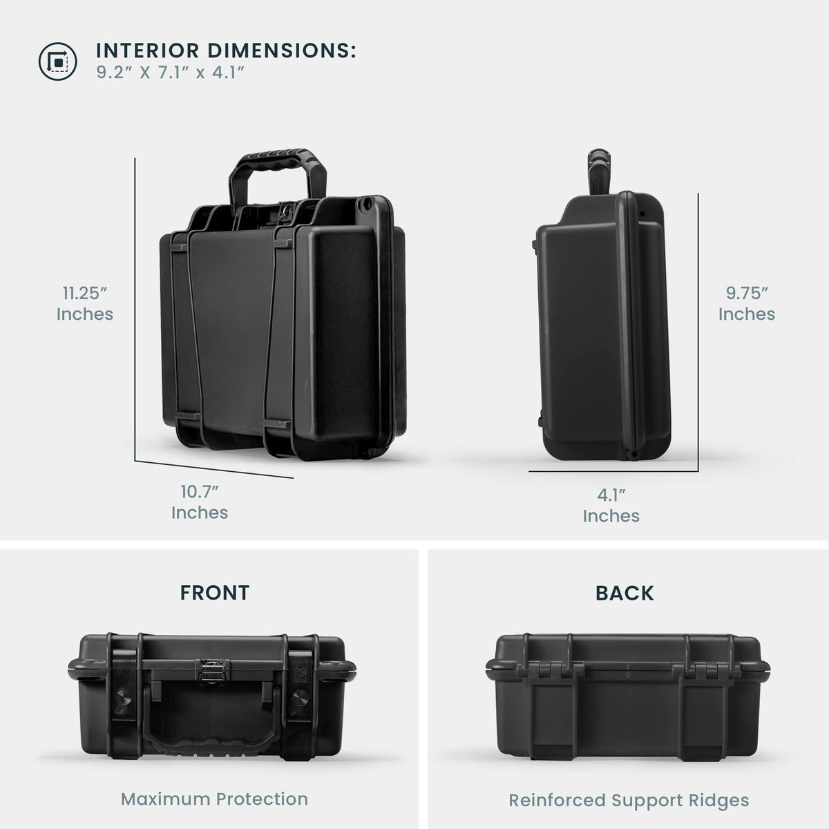 Heavy Duty Protective Dry Box Case with Foam O976
