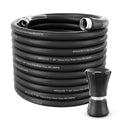 5/8" Hot/Cold Garden Rubber Hose 100 ft with Nozzle C9413