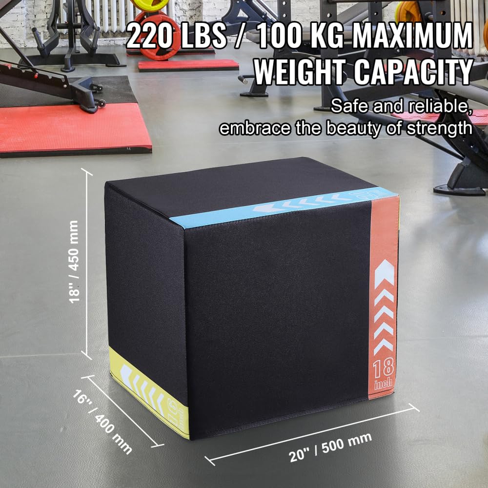 3-in-1 Plyometric Jump Box W965