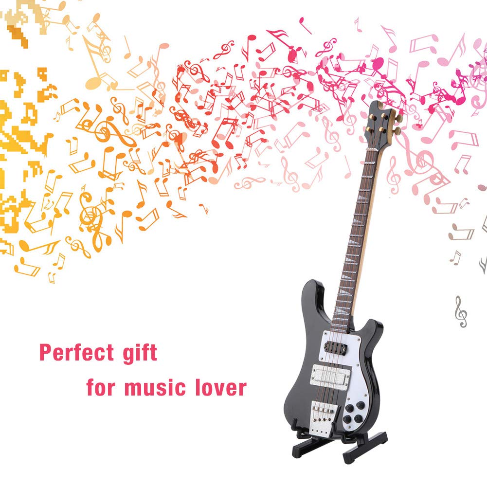 Mini Bass Guitar Replica with Stand C818