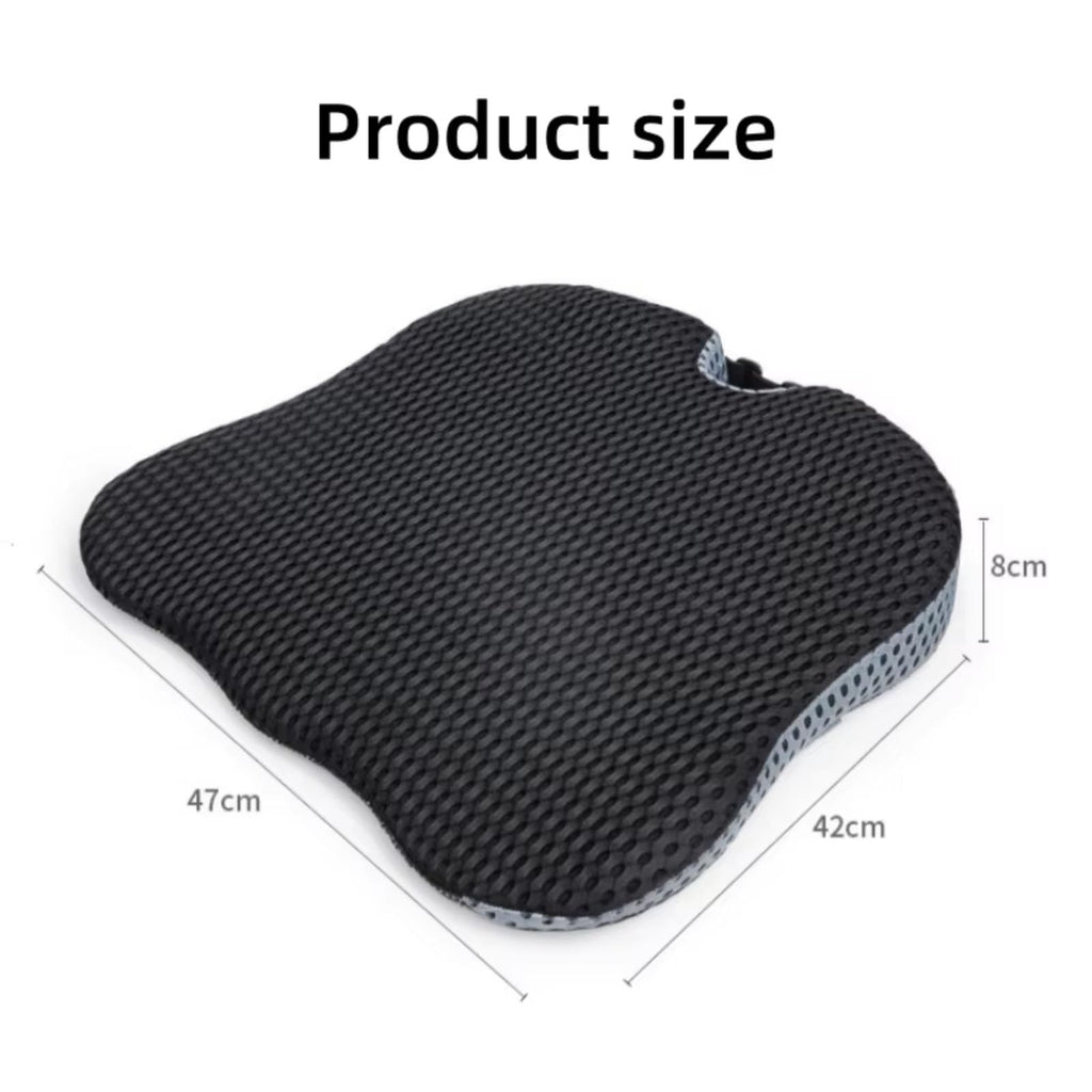 Black Memory Foam Car Seat Booster Cushion D6373