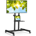 Rolling TV Stand on Wheels for 32-83 Inch Screens up to 110lbs O923