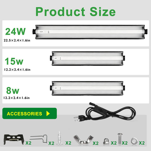 15W T5 HO UVB Terrarium Hood with Detachable Curved Reflector C2890