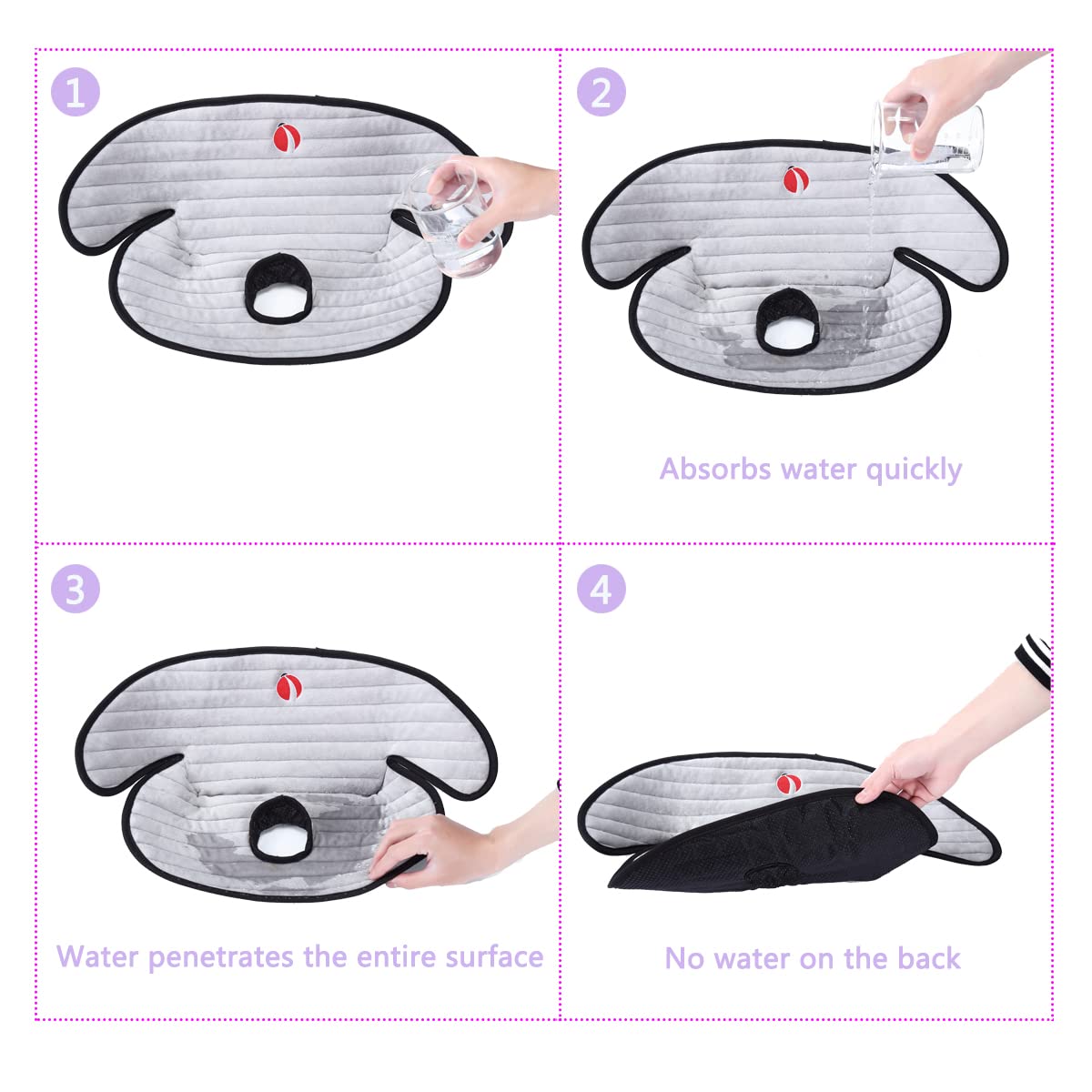 Waterproof Potty Training Car Seat Protector Cover W17127