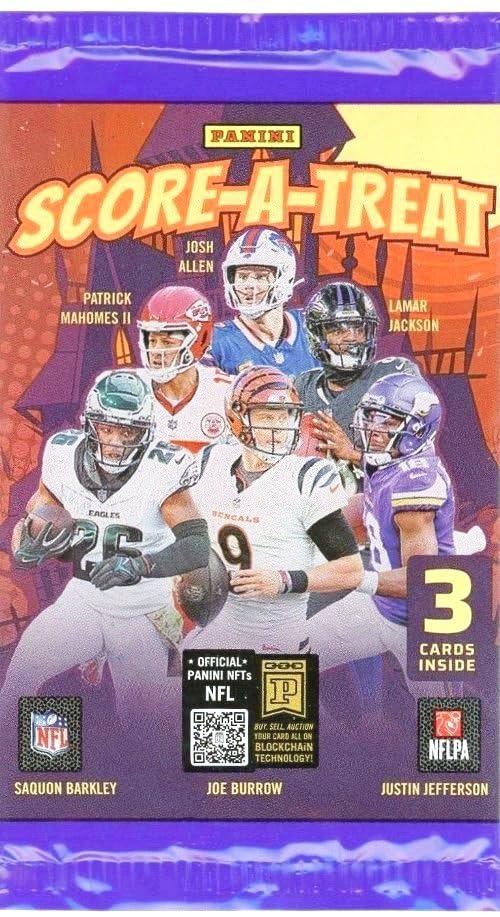 Football Trading Cards with 10 Sealed Foil Packs O148696