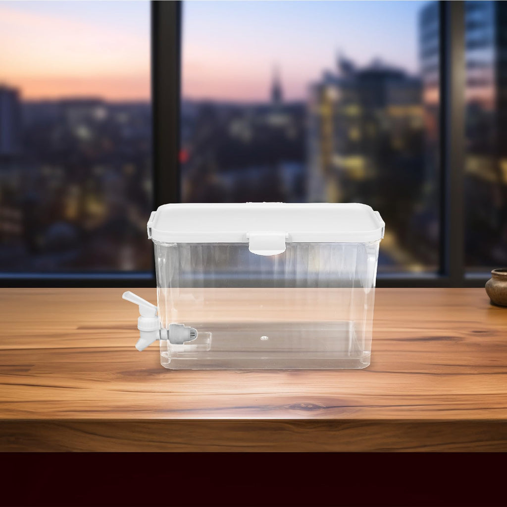 Refrigerator Water Jug with Faucet Large Capacity Beverage Dispenser U9238