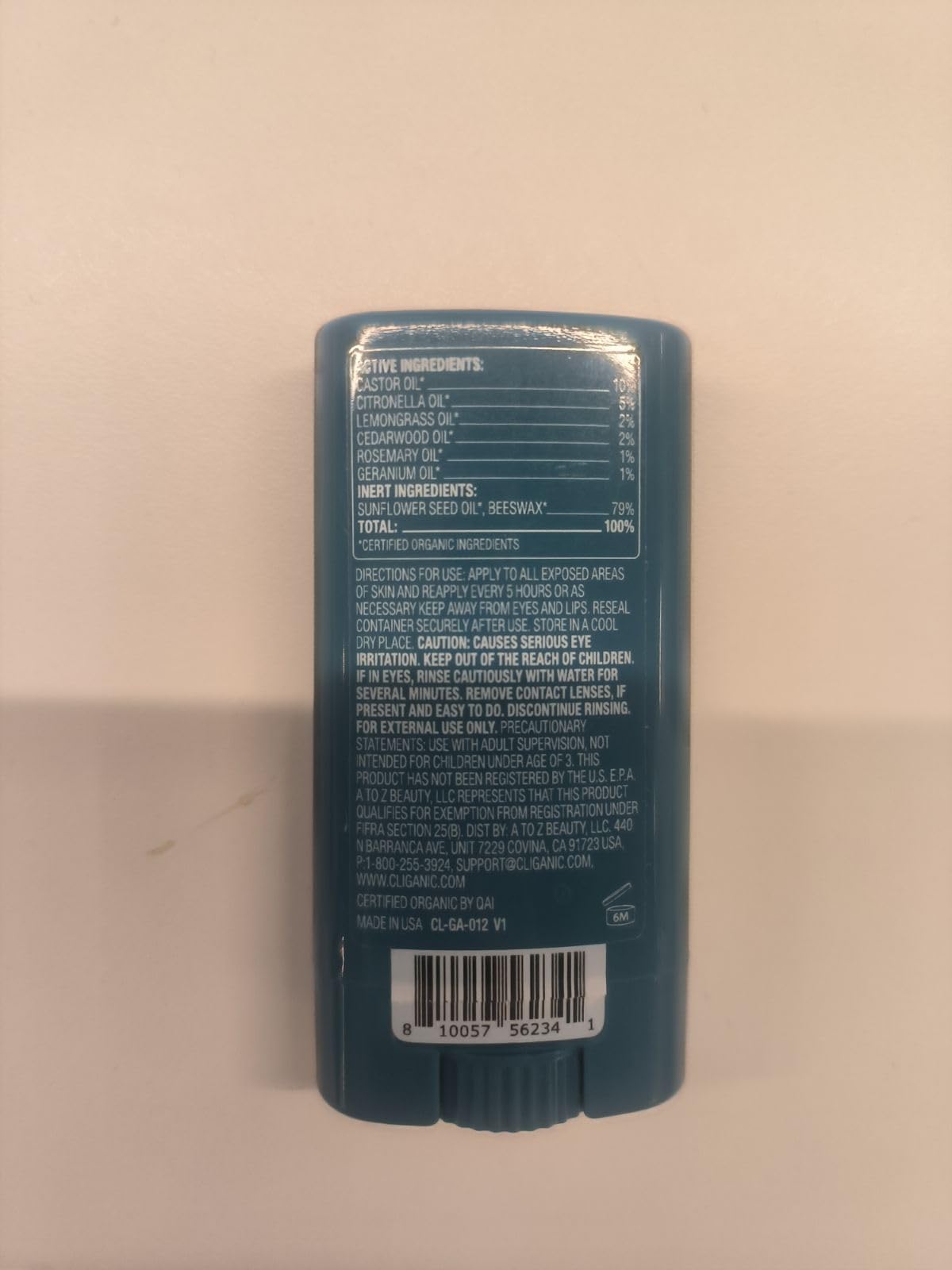 Mosquito Repellent Stick Travel Size 1 Pack I729784