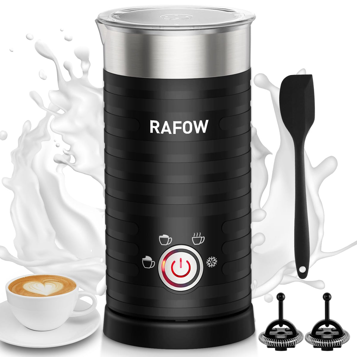 4 In 1 Electric Milk Frother Steamer 350ml A2134