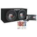12" 1200 Watt Car Subwoofer Enclosure with Amplifier & Wiring Kit B1567