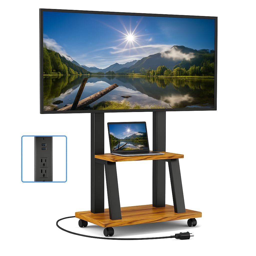 Rolling TV Stand for 32-80 Inch TVs U412412