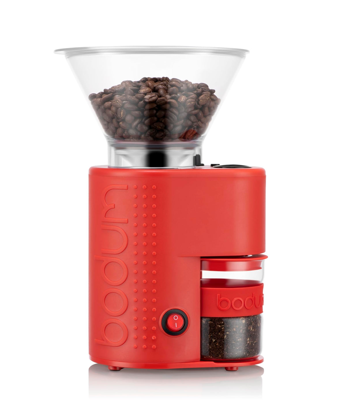 Electric Conical Burr Coffee Grinder, 12 Grind Settings, Red V7732