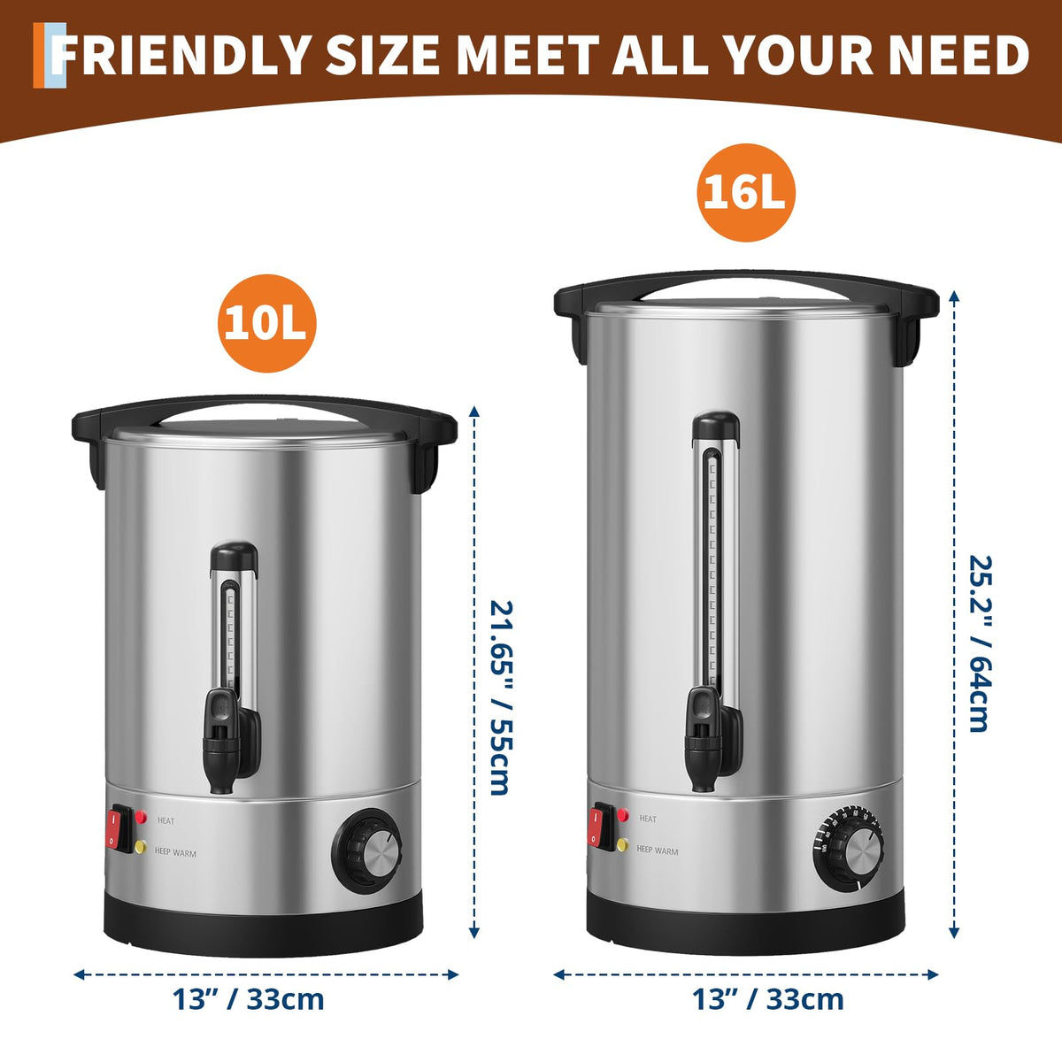 70-Cup Stainless Steel Coffee Urn D221378