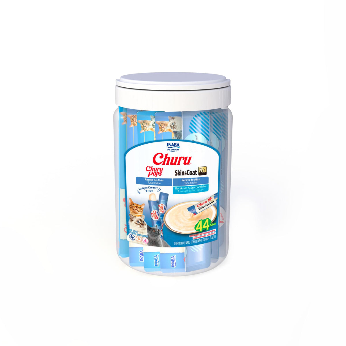 Lickable Cat Treats Tuna Chicken Variety 60ct B207