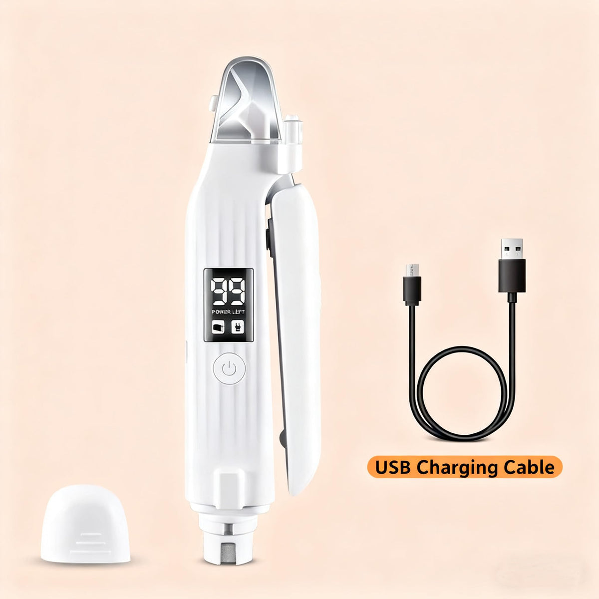 2-in-1 Dog Cat Nail Clipper Grinder with LED Light N33642