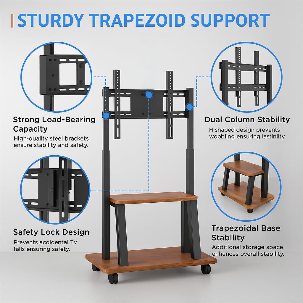 Rolling TV Stand for 32-80 Inch TVs U412412