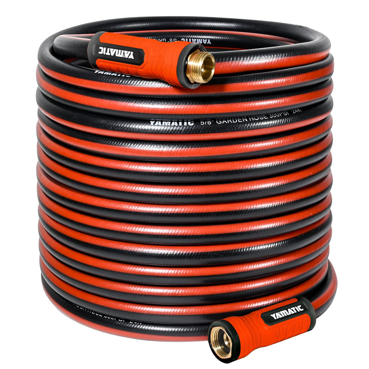 100ft Garden Hose 5/8in I.D. with Swivel Brass Handle R987