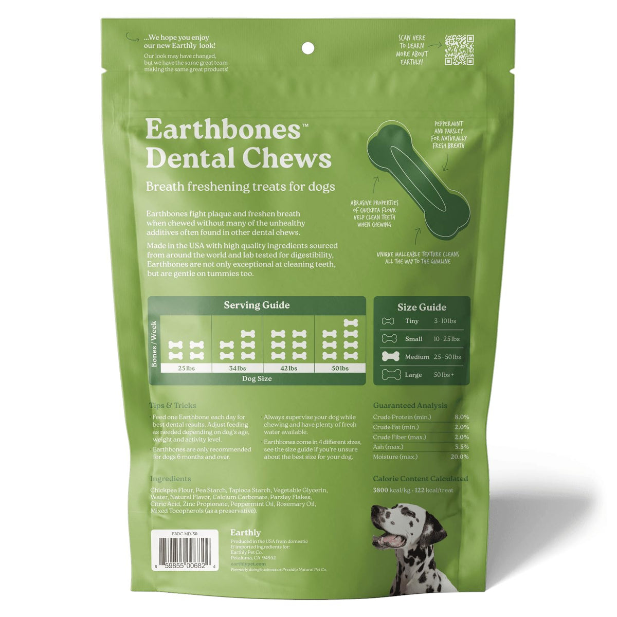Dental Chews for Dogs 20-50lbs, 30 Bones U9627