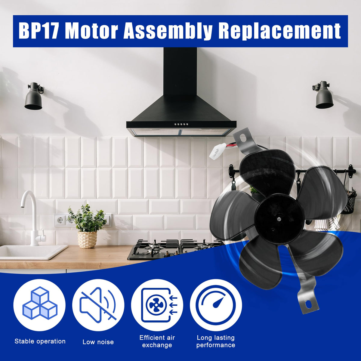 Range Hood Fan Motor G2580