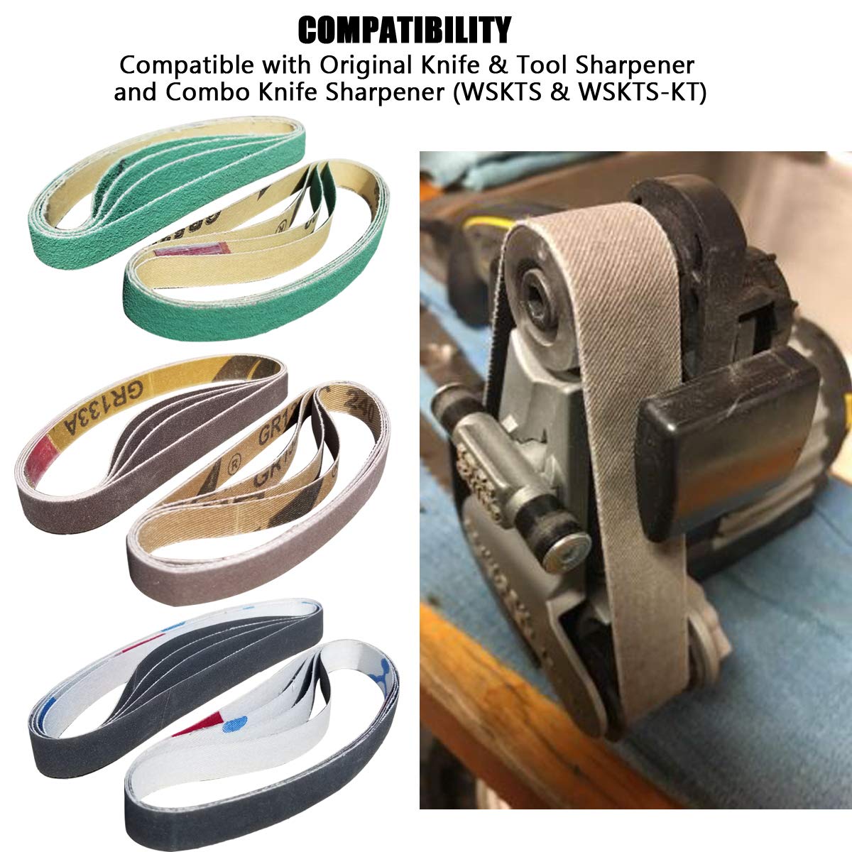 24 Pcs 1/2" x 12" Replacement Belt Kit J26096
