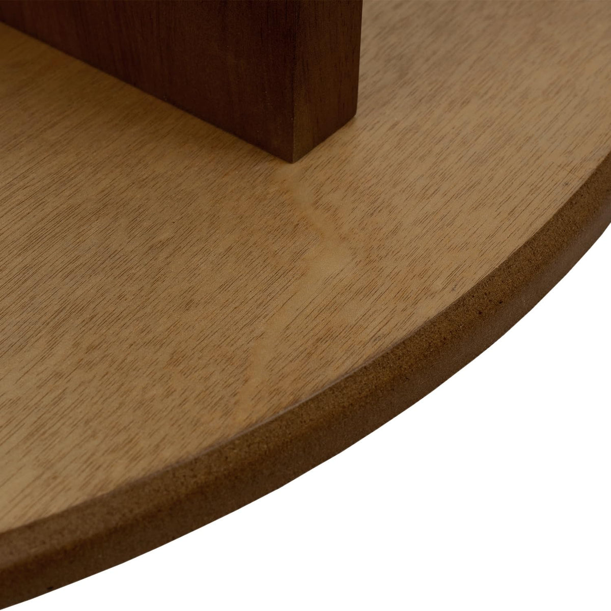 2-Tier Round Wood Coffee Table Q348827