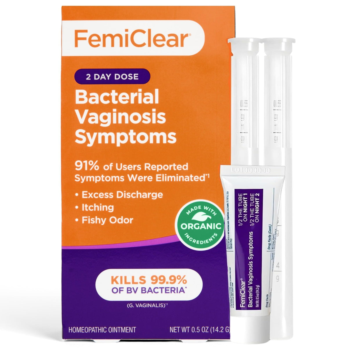 Bacterial Vaginosis Symptoms Ointment, 0.5 Oz C501084