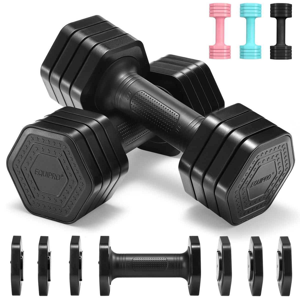 Adjustable Dumbbell Set 2lb 3lb 4lb 5lb D705791