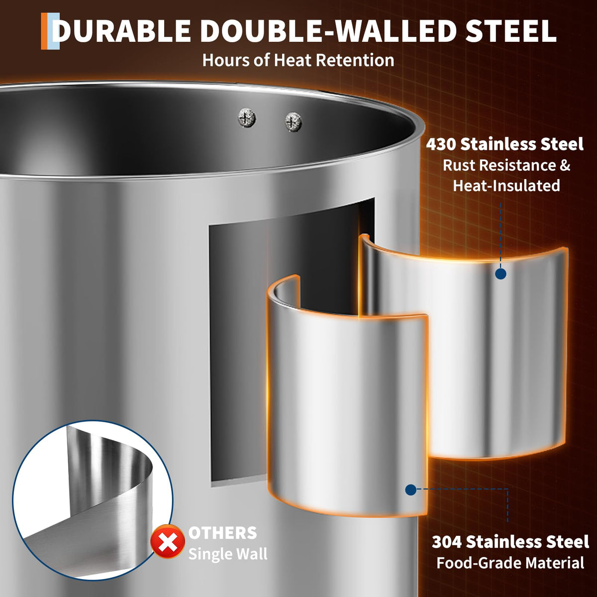 70-Cup Stainless Steel Coffee Urn D221378