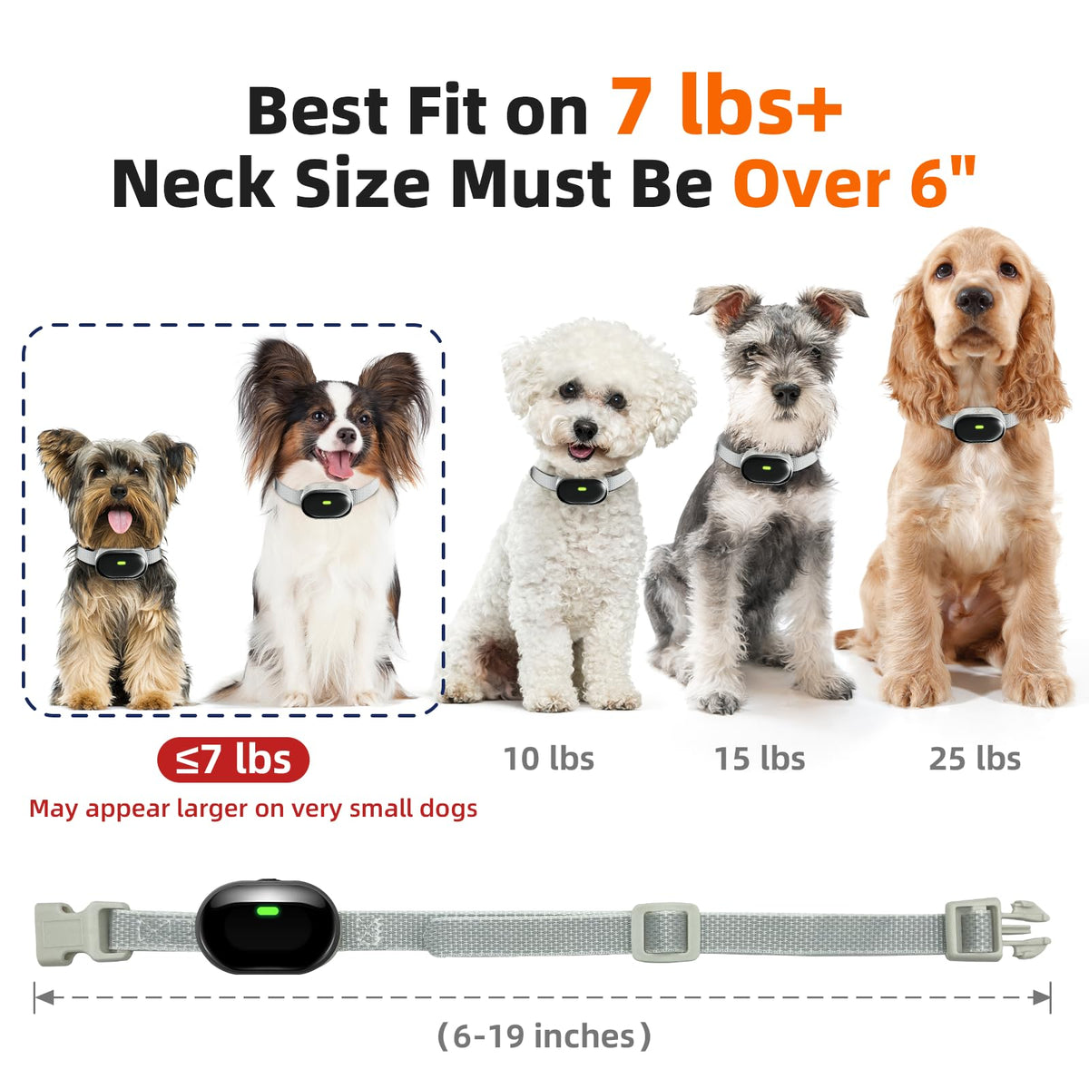 Ultra-Light Slim Dog Training Collar with Remote Z666