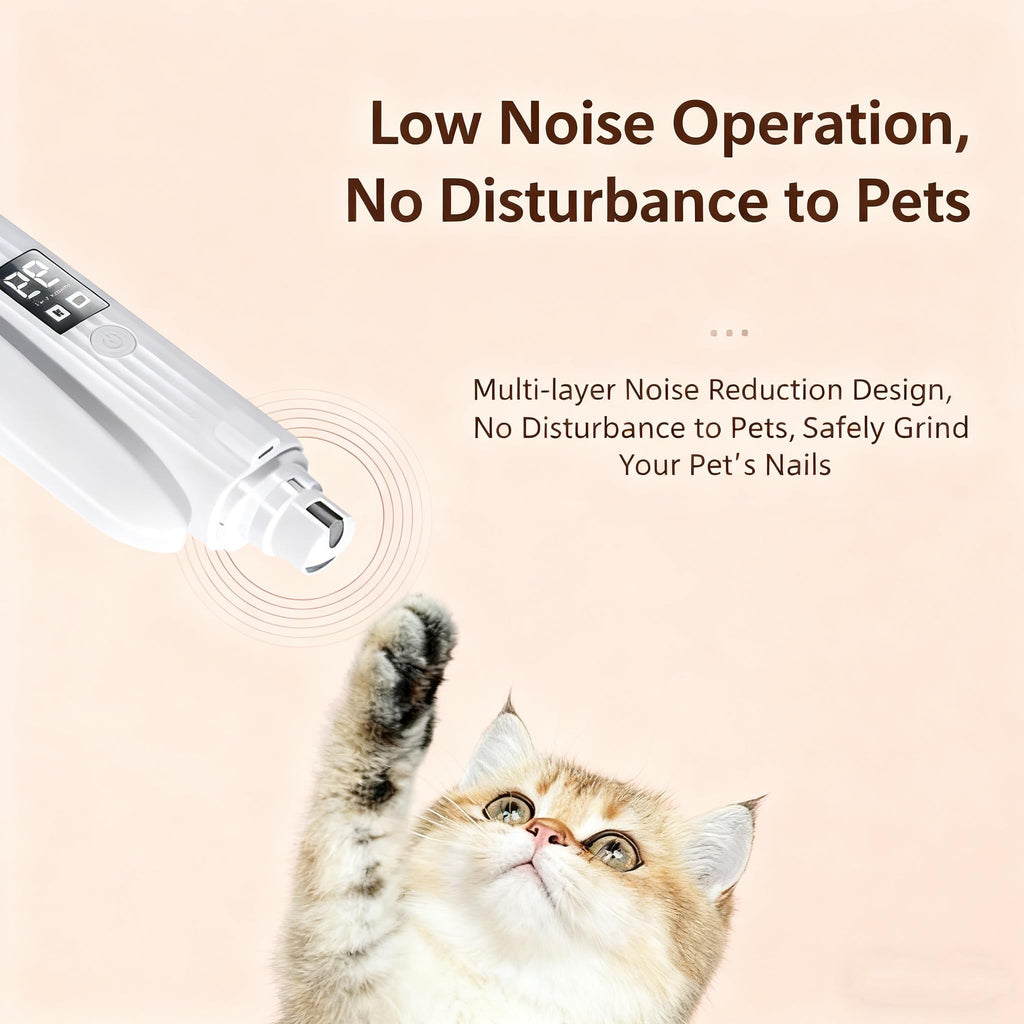 2-in-1 Dog Cat Nail Clipper Grinder with LED Light N33642