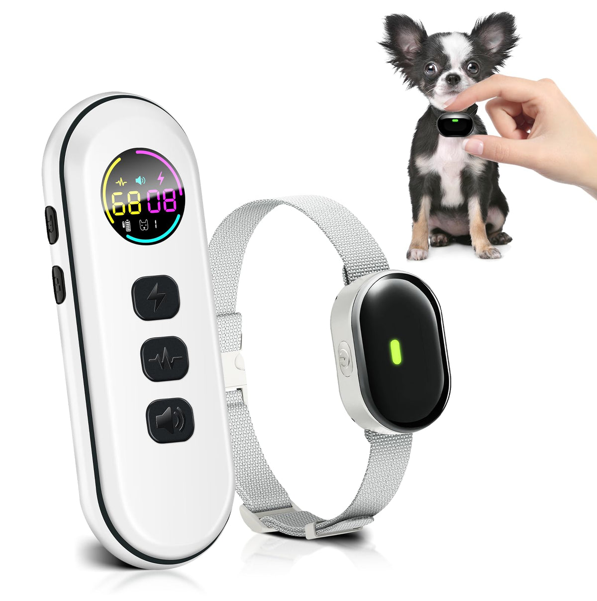 Ultra-Light Slim Dog Training Collar with Remote Z666