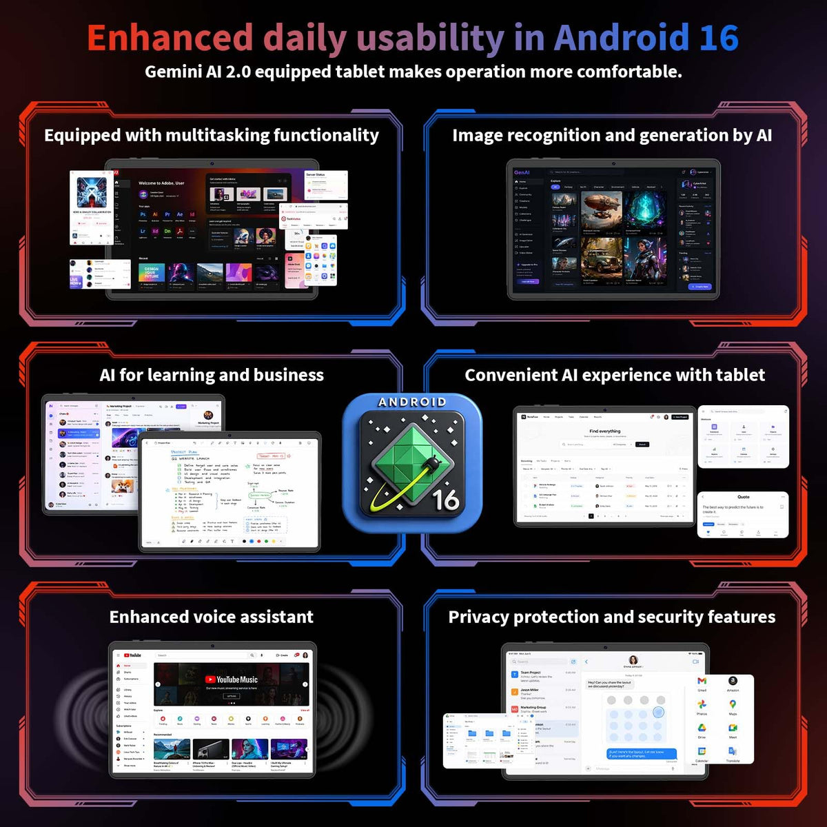 10 inch Android Tablet with Keyboard X6311