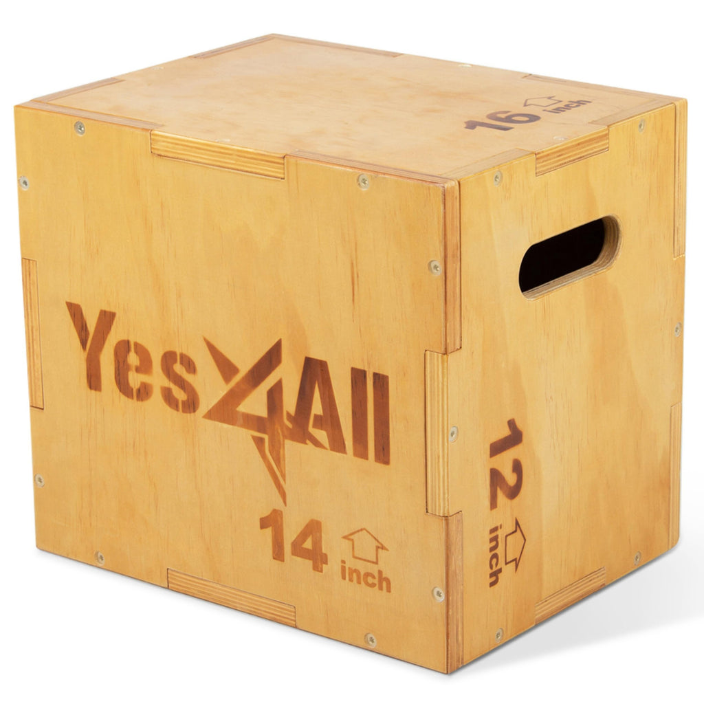 3-in-1 Wooden Plyo Box Q553