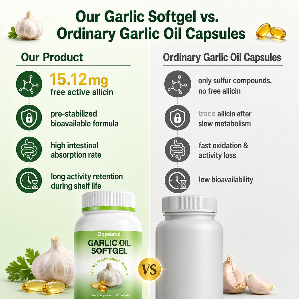 Odorless Garlic Oil Softgels, 60 Softgels K1858