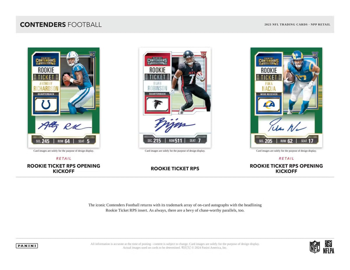 Football Trading Card Blaster Box with 5 Packs O394
