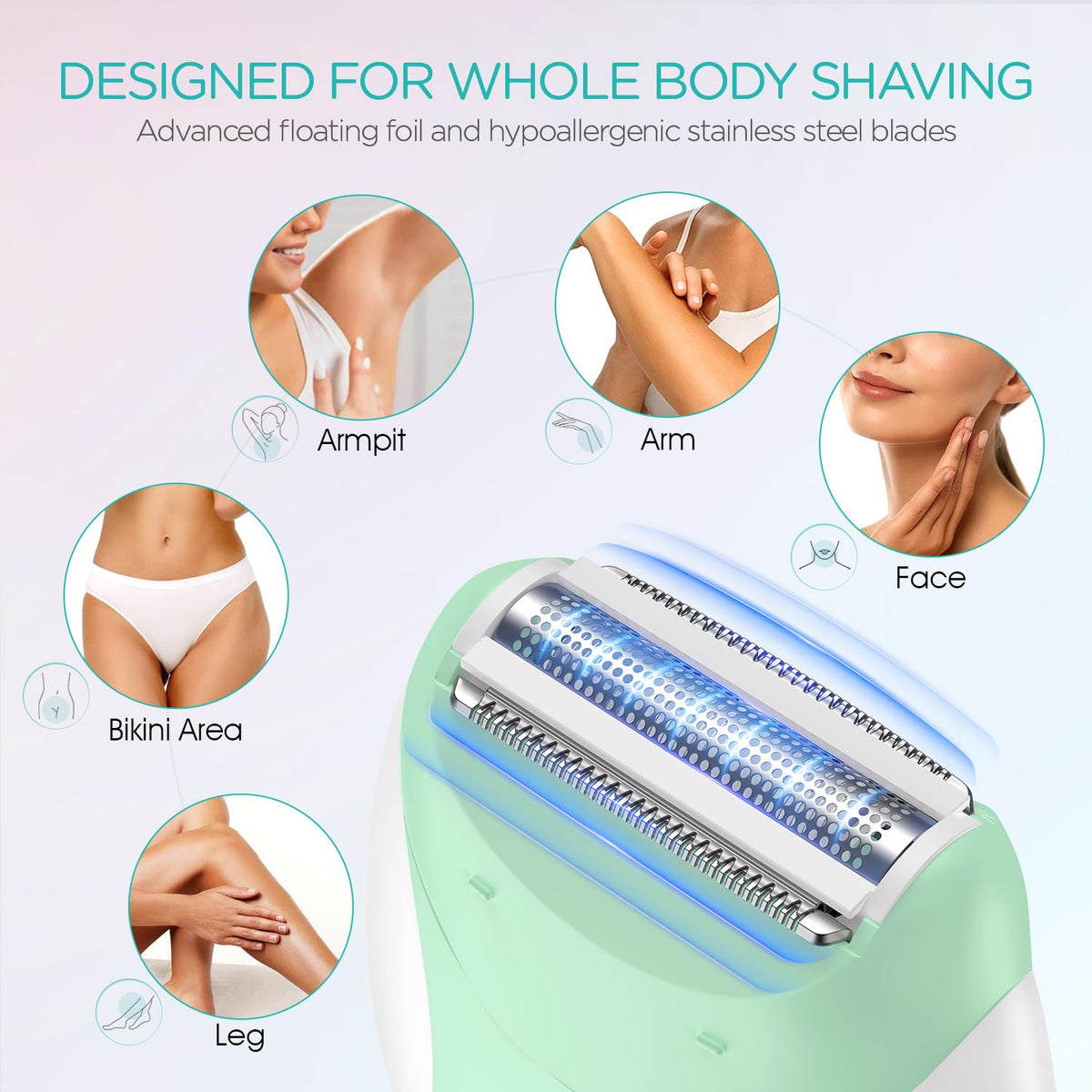 Cordless Epilator Hair Removal M8808