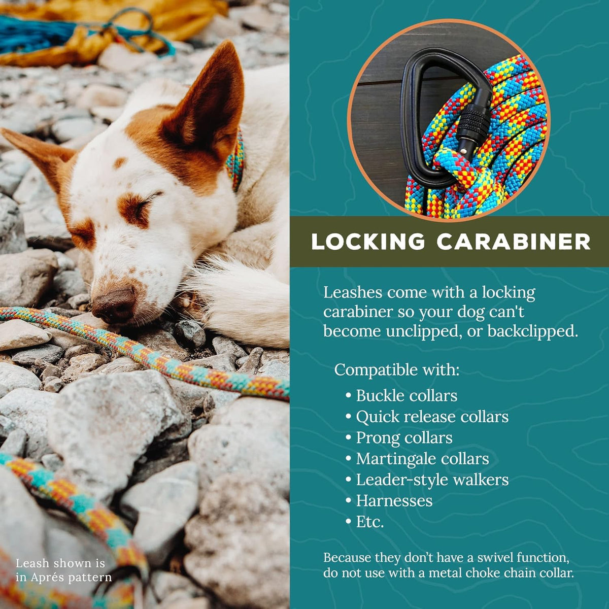 Climbing Rope Dog Leash 5ft O5415