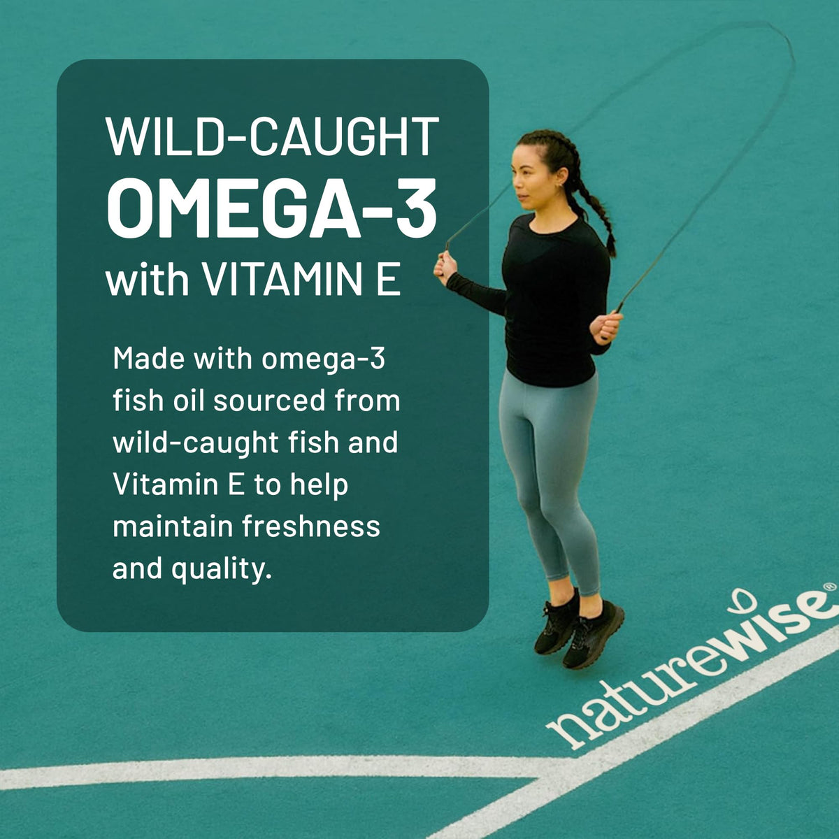 Omega 3 Fish Oil Supplement 1000mg 600 EPA 400 DHA Lemon Flavor 60 Softgels M792
