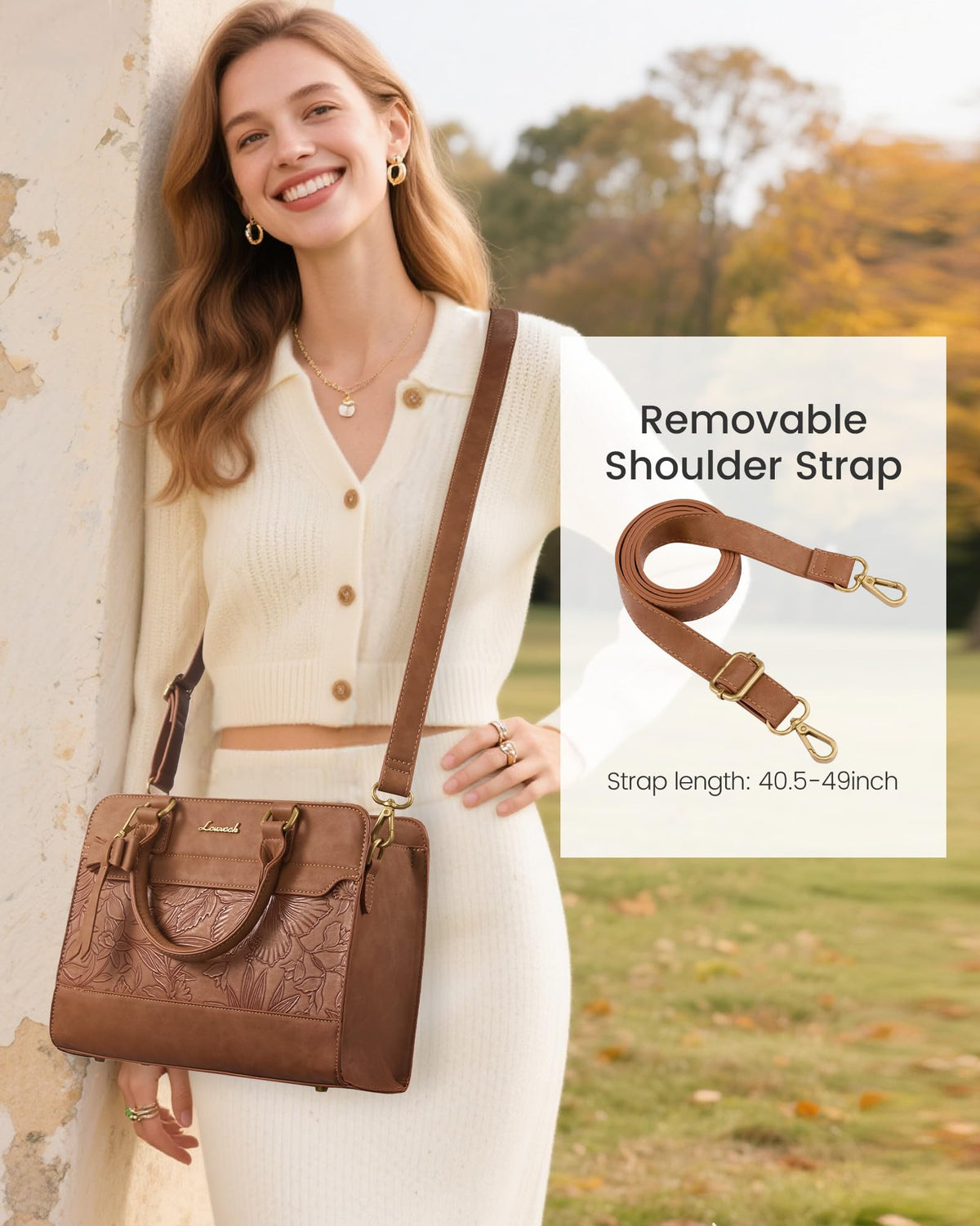 Leather Tote Purse and Handbags V710