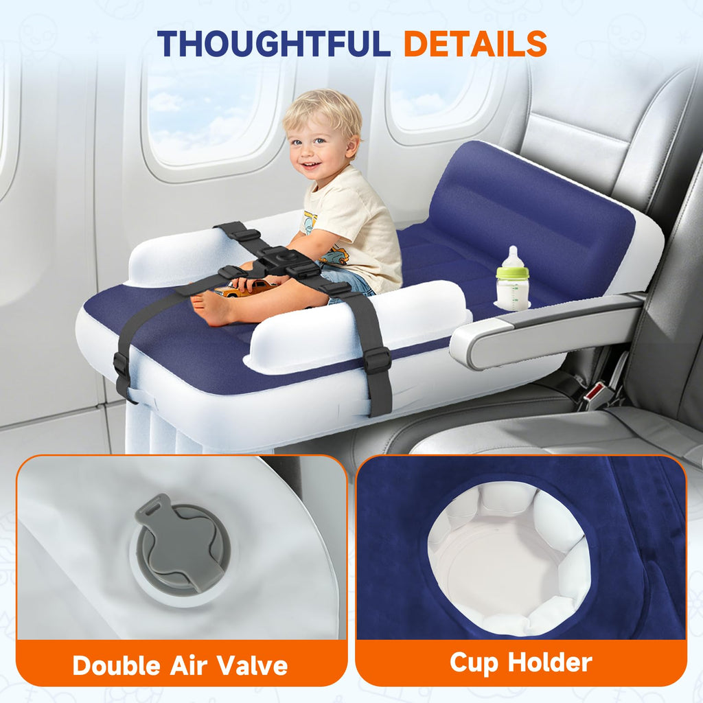 Inflatable Toddler Airplane Bed Y7215
